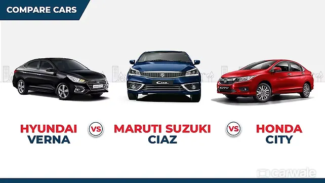 Maruti Suzuki Ciaz 1.5 diesel vs Honda City vs Hyundai Verna Maruti Suzuki Ciaz 1.5 diesel vs Honda City vs Hyundai Verna