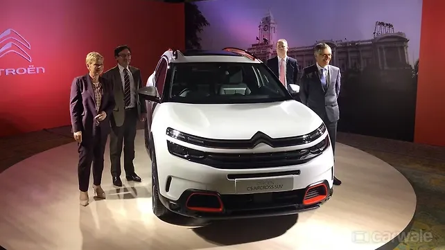 Citroen C5 Aircross officially revealed in India Citroen C5 Aircross officially revealed in India