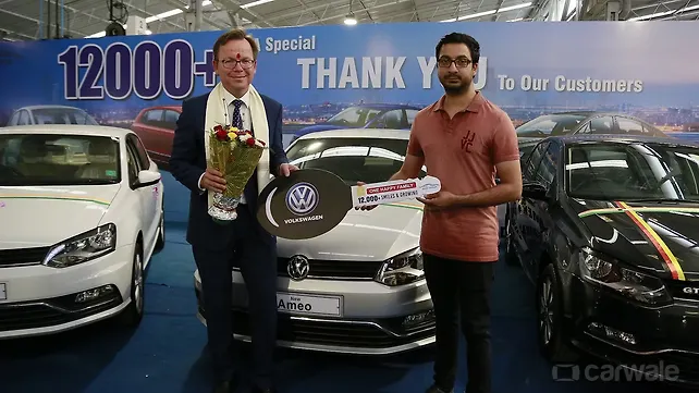 Volkswagen Mody Group delivers 12,000th car on Gudi Padwa Volkswagen Mody Group delivers 12,000th car on Gudi Padwa