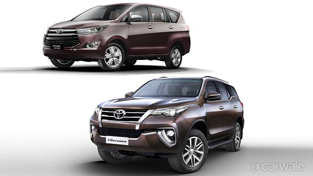 2019 Toyota Innova Crysta and Fortuner updated with new features