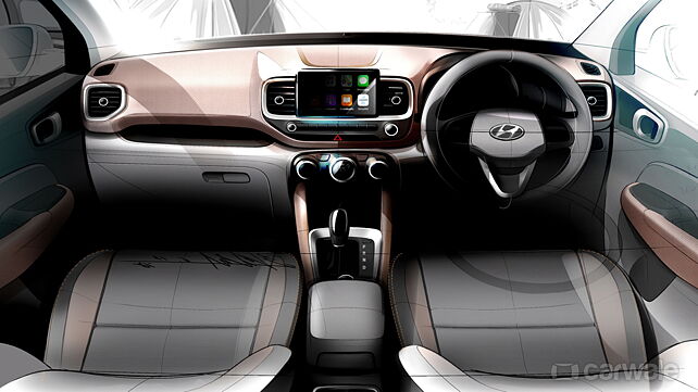 Hyundai Venue new interior design sketch released