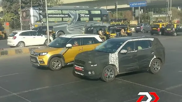 Kia SP2i spotted testing in production guise ahead of India launch Kia SP2i spotted testing in production guise ahead of India launch
