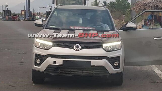 2020 SsangYong Tivoli facelift spotted testing in India