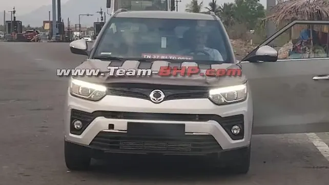 2020 SsangYong Tivoli facelift spotted testing in India 2020 SsangYong Tivoli facelift spotted testing in India
