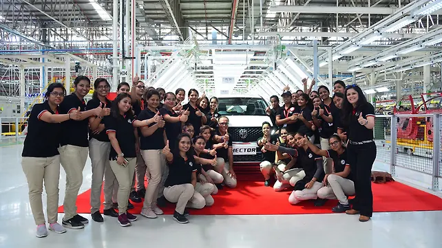 MG begins production of Hector SUV ahead of 15 May unveil MG begins production of Hector SUV ahead of 15 May unveil
