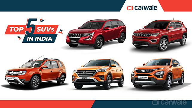 Top 5 SUVs sold in India in April 2019