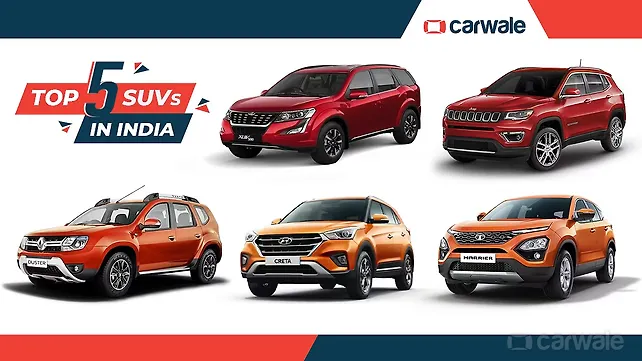 Top 5 SUVs sold in India in April 2019 Top 5 SUVs sold in India in April 2019