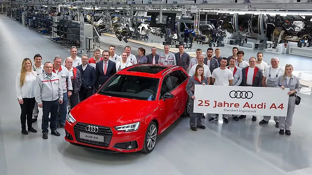Audi A4 celebrates 25th anniversary Audi A4 celebrates 25th anniversary