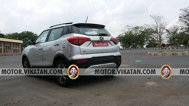 BS6 Compliant Mahindra XUV300 spied on test in India