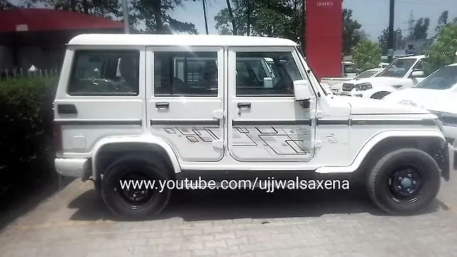 Mahindra Bolero with ABS spotted at dealership Mahindra Bolero with ABS spotted at dealership