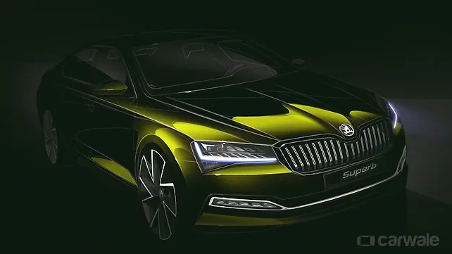 Updated Skoda Superb to get LED matrix headlights Updated Skoda Superb to get LED matrix headlights