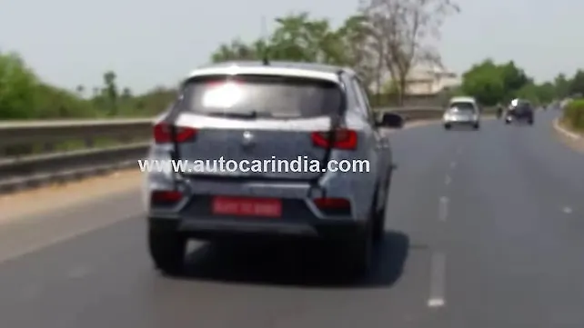 MG eZS electric SUV test mule spotted in India MG eZS electric SUV test mule spotted in India