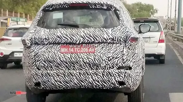 Tata Buzzard (7-seater Harrier) spotted testing ahead of launch in India Tata Buzzard (7-seater Harrier) spotted testing ahead of launch in India