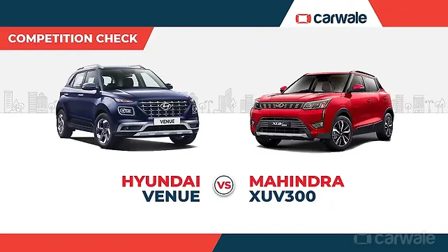 Spec comparison: Hyundai Venue Vs Mahindra XUV300 Spec comparison: Hyundai Venue Vs Mahindra XUV300