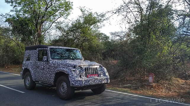 New-gen Mahindra Thar spotted on test