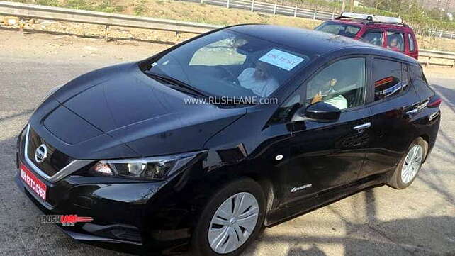 Nissan Leaf spotted on test in India ahead of debut later this year