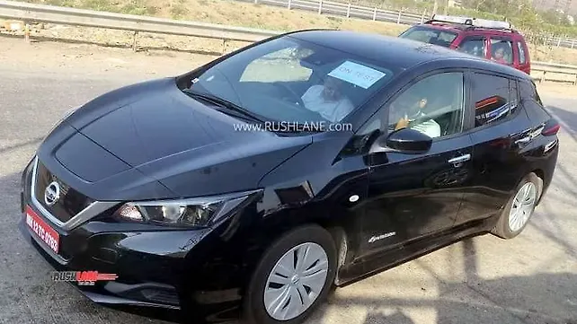Nissan Leaf spotted on test in India ahead of debut later this year Nissan Leaf spotted on test in India ahead of debut later this year