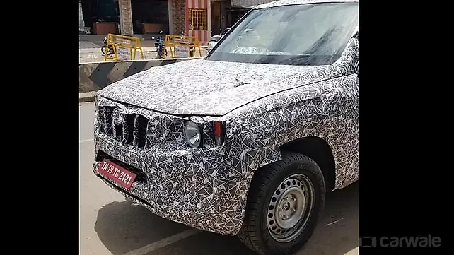 New-gen Mahindra Scorpio spied again New-gen Mahindra Scorpio spied again