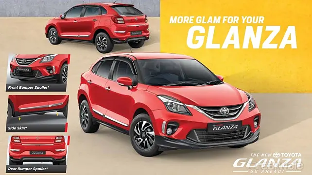 Toyota Glanza accessories available now Toyota Glanza accessories available now