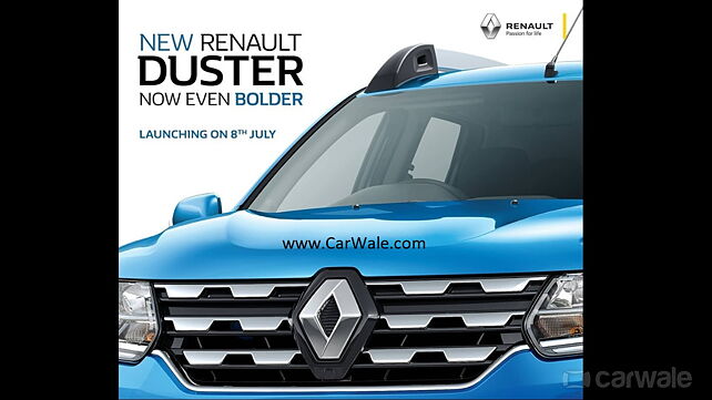 New Renault Duster facelift India launch on 8 July