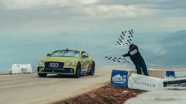 Bentley Continental GT breaks production record at Pikes Peak Bentley Continental GT breaks production record at Pikes Peak
