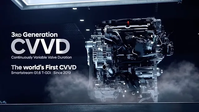 Hyundai unveils Continuously Variable Valve Duration (CVVD) technology Hyundai unveils Continuously Variable Valve Duration (CVVD) technology