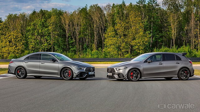 Mercedes-AMG A45 and CLA45 breaks cover with 415bhp
