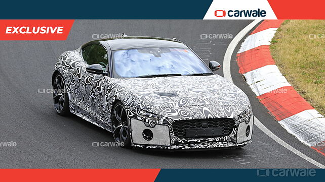 India-bound 2020 Jaguar F-Type Coupe hits ‘Ring for the first round of testing