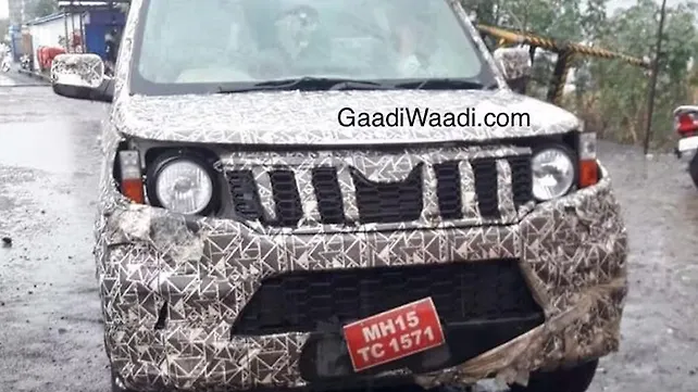 Next-Gen Mahindra TUV300 spied testing Next-Gen Mahindra TUV300 spied testing