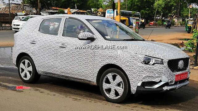 MG eZS, rival to Hyundai Kona, spotted testing