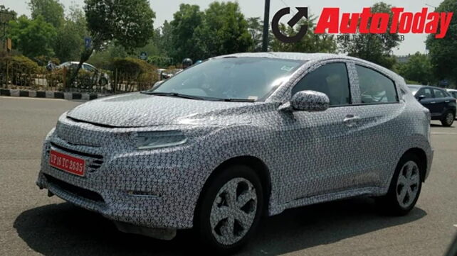 2019 Honda HR-V spied testing yet again ahead of its India launch