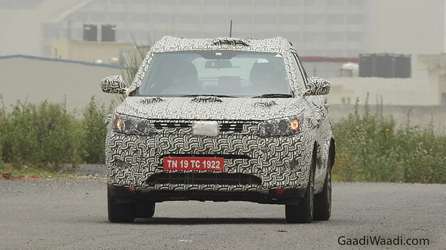 BS-VI compliant Mahindra XUV300 spotted testing