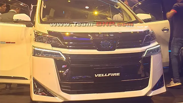 Toyota Vellfire luxury MPV showcased in India Toyota Vellfire luxury MPV showcased in India