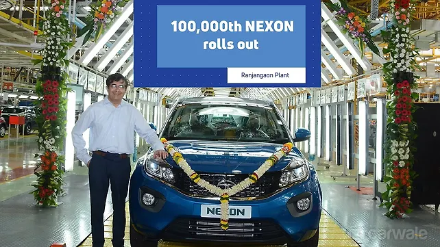 Tata Nexon crosses one lakh unit production milestone Tata Nexon crosses one lakh unit production milestone
