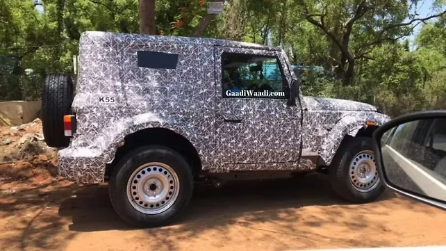 New Mahindra Thar hard top spied testing yet again New Mahindra Thar hard top spied testing yet again