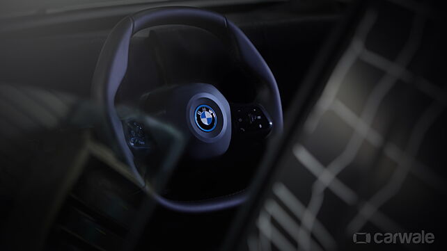 BMW iNext teaser reveals new steering wheel design