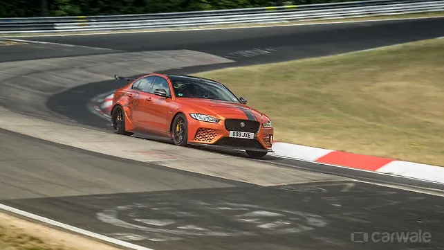 Jaguar XE SV Project 8 beats its own Nurburgring record Jaguar XE SV Project 8 beats its own Nurburgring record