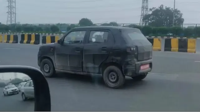 Maruti Suzuki S-Presso spied testing once again Maruti Suzuki S-Presso spied testing once again