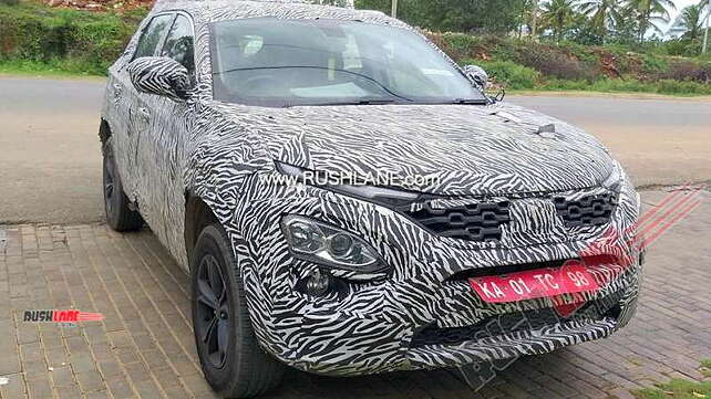 Tata Harrier automatic variant spied ahead of India launch