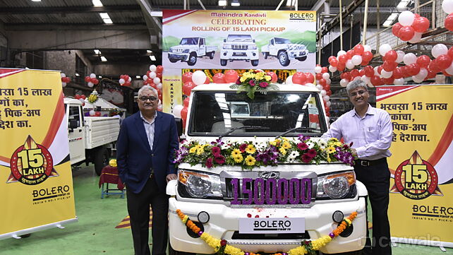 Mahindra Bolero Pick-up crosses 15 lakh units production milestone