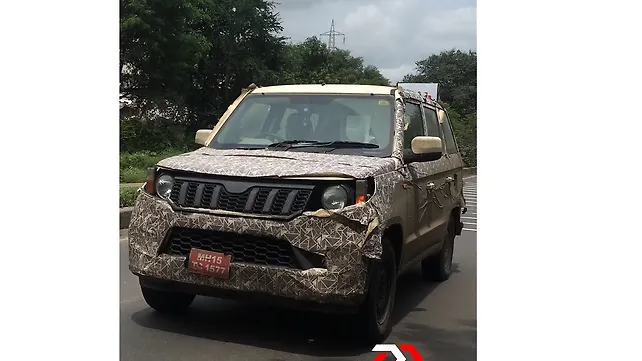 BS-VI compliant Mahindra TUV300 Plus facelift spied testing BS-VI compliant Mahindra TUV300 Plus facelift spied testing