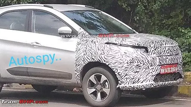Tata Nexon facelift test mule reveals exterior design Tata Nexon facelift test mule reveals exterior design