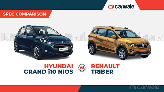 Spec comparison: Renault Triber vs Hyundai Grand i10 Nios