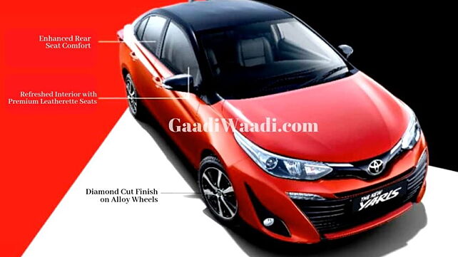 Toyota Yaris dual tone variant brochure leaked ahead of launch