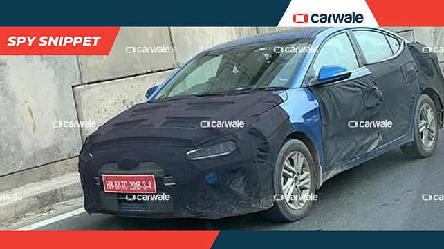 India-bound Hyundai Elantra facelift spied testing ahead of launch later this year