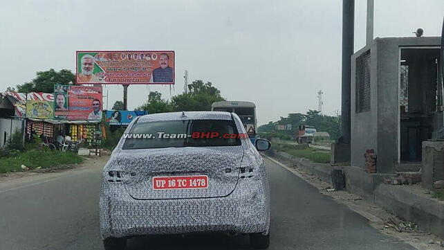 Heavily camouflaged new generation Honda City spotted testing in India