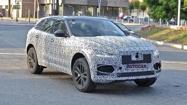 Jaguar F-Pace facelift with hybrid spied testing Jaguar F-Pace facelift with hybrid spied testing