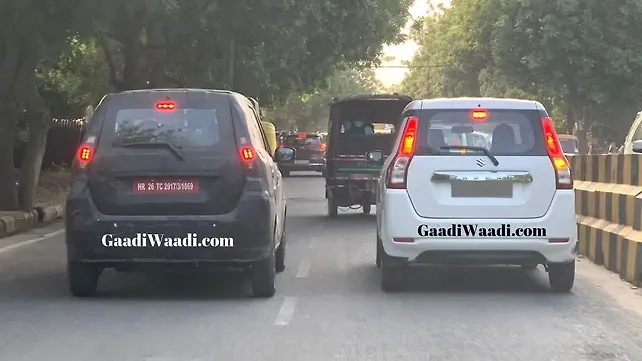 2019 Maruti Suzuki WagonR Stingray spied with LED tail lights 2019 Maruti Suzuki WagonR Stingray spied with LED tail lights