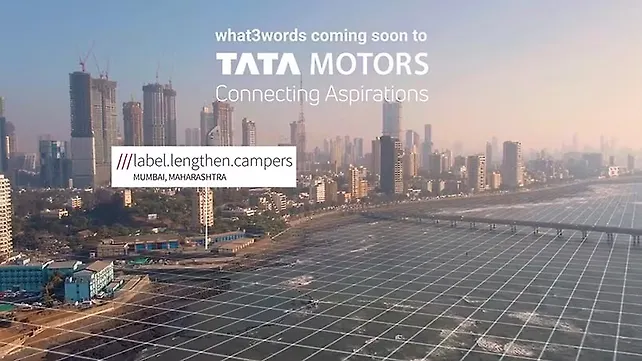 Tata Motors to introduce what3words addressing system in its future products Tata Motors to introduce what3words addressing system in its future products