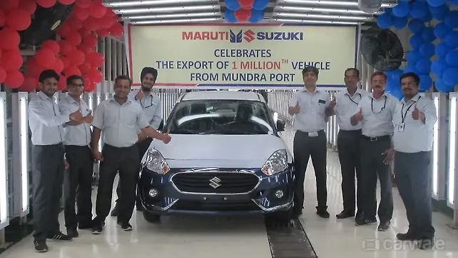 Maruti Suzuki crosses 1 million cars export milestone from Mundra Port Maruti Suzuki crosses 1 million cars export milestone from Mundra Port